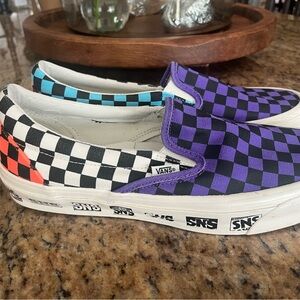 Vans Slip-on checker board shoes
